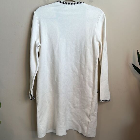 Magaschoni Long Line Open-front Cardigan S - Picture 5 of 6